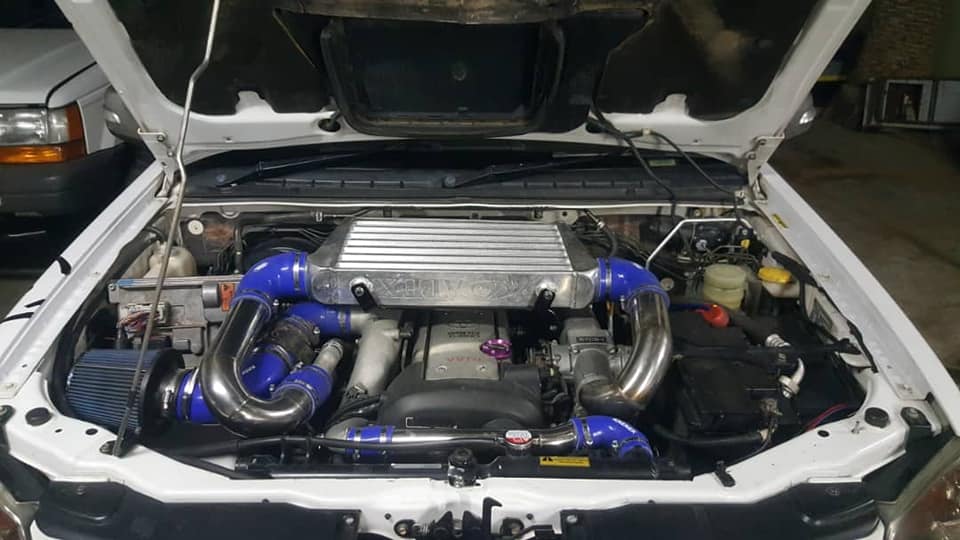 1.5jz with Intercooler ontop